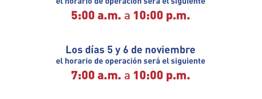 Horario de operación del Metro de Panamá por fiestas patrias – El Metro de Panamá Horario de operación del Metro de Panamá por fiestas patrias – El Metro de Panamá